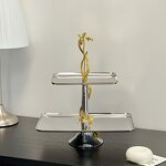 2-Tier Serving Tray Manufacturer - OEM/ODM Custom Rectangle Luxury Party Tray