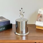 Food Storage Jar Manufacturer - OEM/ODM Custom Stainless Steel Flower Handle Jar