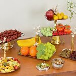 Tissue Box Holder Manufacturer - OEM/ODM Custom Golden Plum Blossom Metal Holder