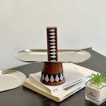 Oval Stainless Steel Tray Manufacturer - OEM/ODM Custom Wooden Base Restaurant Tray