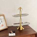 Serving Tray Manufacturer - OEM/ODM Custom Arab Style Oval Stainless Tray