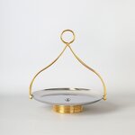 Fruit Tray Manufacturer - OEM/ODM Custom Golden Metal Art Stainless Tray