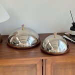 Wood Serving Tray Manufacturer - OEM/ODM Custom Amethyst Design Handled Tray