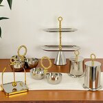 Fruit Tray Manufacturer - OEM/ODM Custom Modern Luxury Stainless Steel Tray