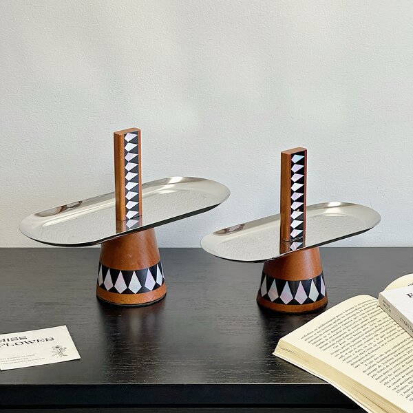 Decorative Tray Manufacturer - OEM/ODM Custom Oval Stainless Steel Dessert Tray