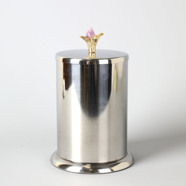 Food Jar Manufacturer - OEM/ODM Custom Flower Design Stainless Steel Jar