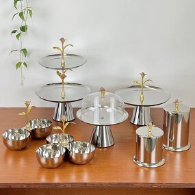 Stainless Steel Tray Set Manufacturer - OEM/ODM Custom Fruit Chocolate Cake Tray