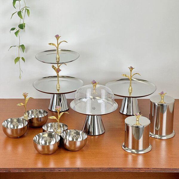 Stainless Steel Tray Set Manufacturer - OEM/ODM Custom Fruit Chocolate Cake Tray