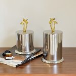 Food Storage Jar Manufacturer - OEM/ODM Custom Metal Stainless Steel Orchid Jar