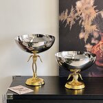 Fruit Snack Bowl Manufacturer - OEM/ODM Custom Simple Luxury Stainless Steel Bowl