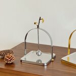 Tissue Holder Manufacturer - OEM/ODM Custom Golden Leaves Stainless Steel Holder