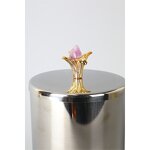 Food Jar Manufacturer - OEM/ODM Custom Flower Design Stainless Steel Jar