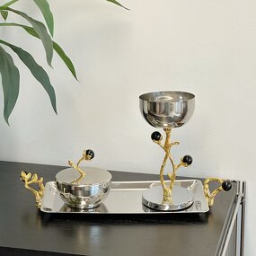 Incense burner Set Manufacturer - OEM/ODM Custom Arab Style Stainless Steel Set