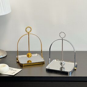 Tissue Holder Manufacturer - OEM/ODM Custom Eco-friendly Silver Gold Holder