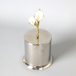 Metal Jars Manufacturer - OEM/ODM Custom Calla Lily Decoration Food Jars