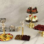 2-Tier Food Tray Set Manufacturer - OEM/ODM Custom Stainless Steel Serving Tray