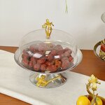 Cake Tray Manufacturer - OEM/ODM Custom Orchid Design Metal Stainless Tray