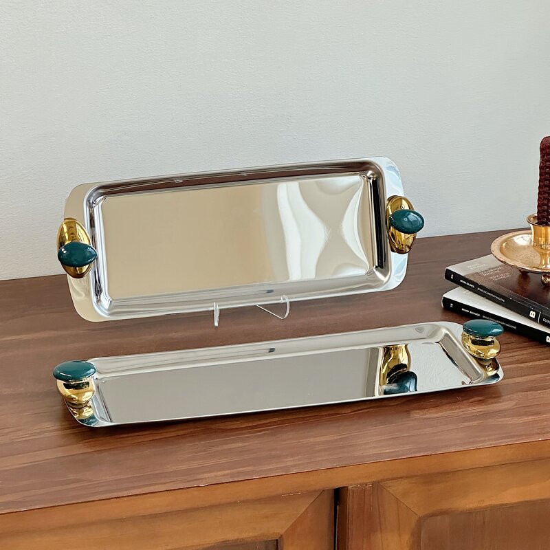 Coffee Serving Tray Manufacturer - OEM/ODM Custom Ethiopian Metal Polished Tray