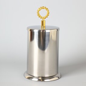 Metal Stainless Steel Jar Manufacturer - OEM/ODM Custom Bead Design Luxury Jar