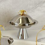 Stainless Steel Tray Set Manufacturer - OEM/ODM Custom Coconut Tree Design Tray