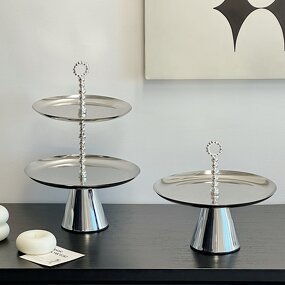 Fruit Tray Manufacturer - OEM/ODM Custom Elegant Stainless Steel Metal Tray