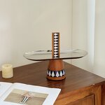 Oval Stainless Steel Tray Manufacturer - OEM/ODM Custom Wooden Base Restaurant Tray