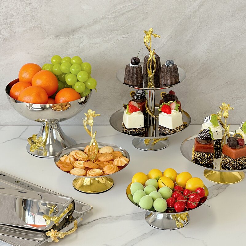 Stainless Steel Tray Set Manufacturer - OEM/ODM Custom Orchid Metal Trays