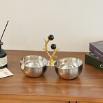 Triple Bowl Set Manufacturer - OEM/ODM Custom Luxury Stainless Steel Metal Set