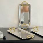 Serving Food Tray Manufacturer - OEM/ODM Custom Stainless Steel Afternoon Tea Tray