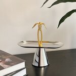 Serving Tray Manufacturer - OEM/ODM Custom Arab Style Oval Stainless Tray