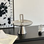 2-Tier Serving Tray Manufacturer - OEM/ODM Custom Round Metal Stainless Tray