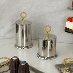 Metal Stainless Steel Jar Manufacturer - OEM/ODM Custom Bead Design Luxury Jar