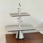 Serving Tray Manufacturer - OEM/ODM Custom Double-Layer Stainless Steel Tray