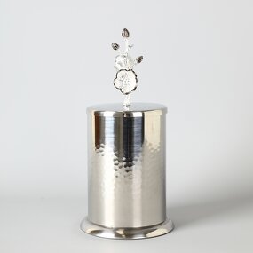 Stainless Steel Jar Manufacturer - OEM/ODM Custom Hand-Hammered Texture Design Jar