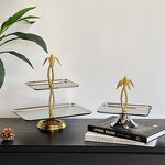 2-Tier Serving Tray Manufacturer - OEM/ODM Custom Stainless Steel Food Tray