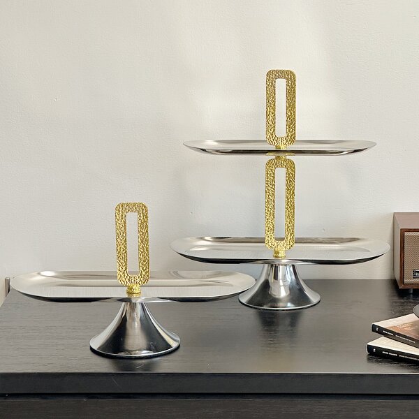 Oval Hotel Tray Manufacturer - OEM/ODM Custom Luxury Metal Stainless Steel Tray