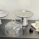 Bread Cake Tray Manufacturer - OEM/ODM Custom Silver Stainless Steel Dessert Tray