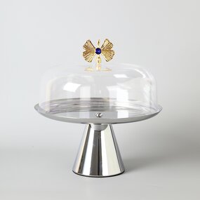 Serving Tray Manufacturer - OEM/ODM Custom Stainless Steel Round Dessert Tray