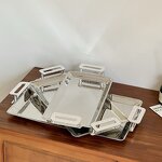 Hotel Service Tray Manufacturer - OEM/ODM Custom Stainless Steel Metal Handle