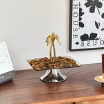 Serving Tray Manufacturer - OEM/ODM Custom Arab Style 2 Tier Stainless Tray