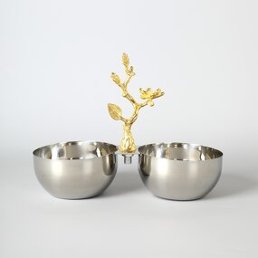 Metal Serving Bowl Manufacturer - OEM/ODM Custom Arabic Style Reusable Bowl