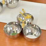 Tray Set Manufacturer - OEM/ODM Custom Arabic Style Metal Serving Tray