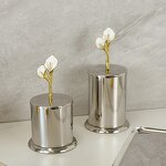 Metal Jars Manufacturer - OEM/ODM Custom Calla Lily Decoration Food Jars