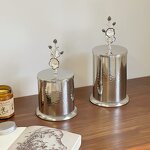 Food Storage Jar Manufacturer - OEM/ODM Custom Stainless Steel Flower Handle Jar