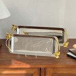 Food Serving Tray Manufacturer - OEM/ODM Custom Silver Metal Kitchen Tray