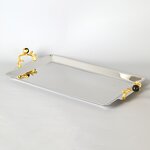 Serving Tray Manufacturer - OEM/ODM Custom Stainless Steel Metal Handle Tray