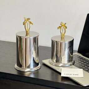 Food Storage Jar Manufacturer - OEM/ODM Custom Metal Stainless Steel Orchid Jar