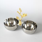 Metal Serving Bowl Manufacturer - OEM/ODM Custom Arabic Style Reusable Bowl