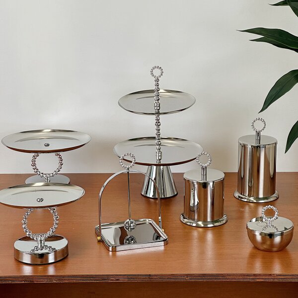 Stainless Steel Tray Set Manufacturer - OEM/ODM Custom Luxury Metal Decorative Tray