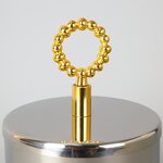 Metal Stainless Steel Jar Manufacturer - OEM/ODM Custom Bead Design Luxury Jar